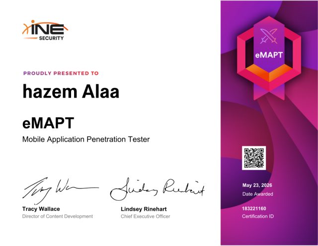 Hazem Alaa — eMAPT