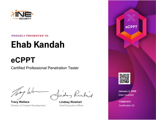 Ehab Kandah — eCPPT