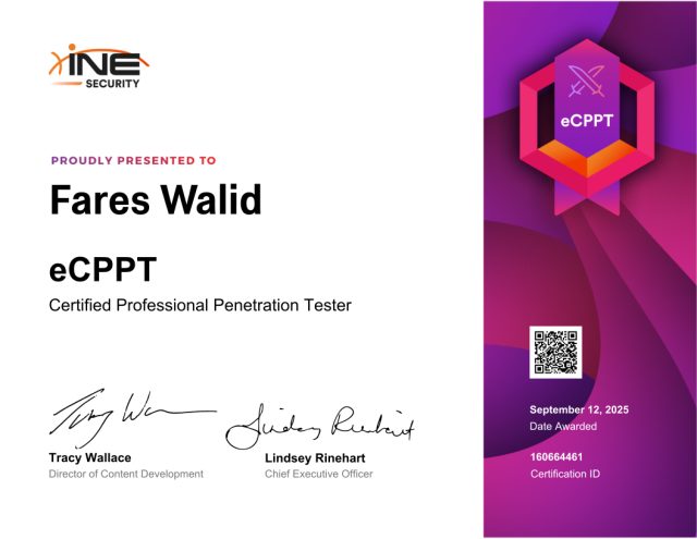 Fares Walid — eCPPT