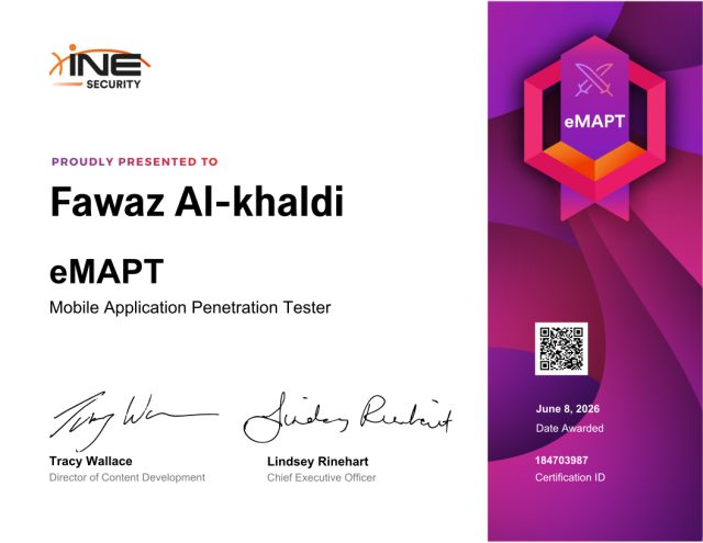 Fawaz Al-Khaldi — eMAPT