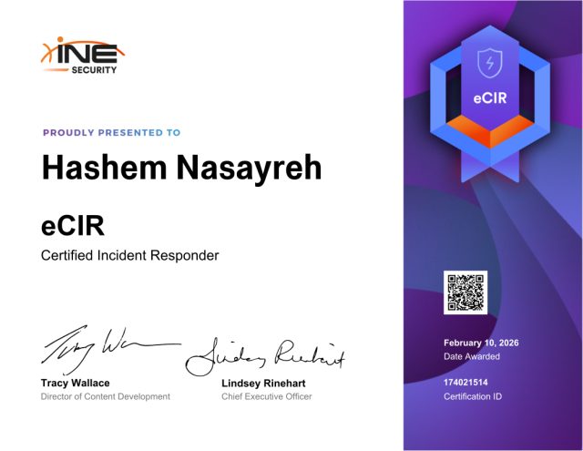 Hashem Nasayreh — eCIR