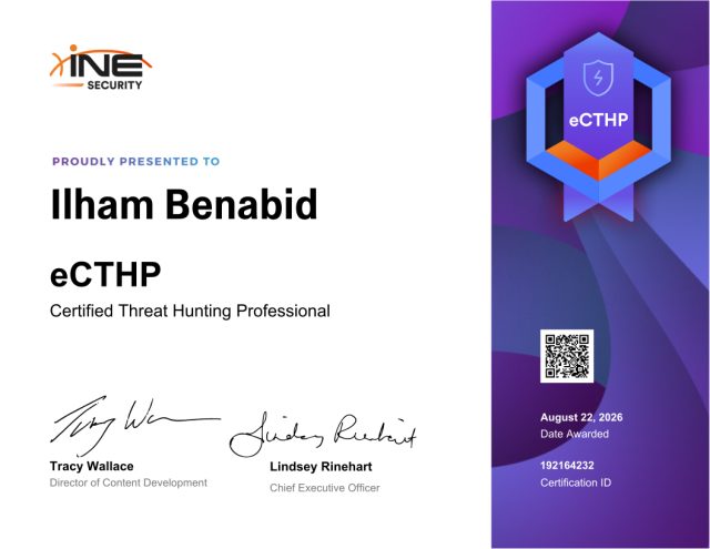 Ilham Benabid — eCTHP
