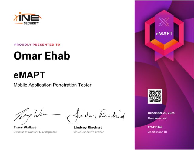Omar Ehab — eMAPT
