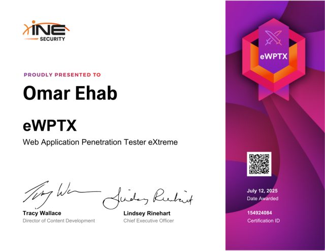 Omar Ehab — eWPTX
