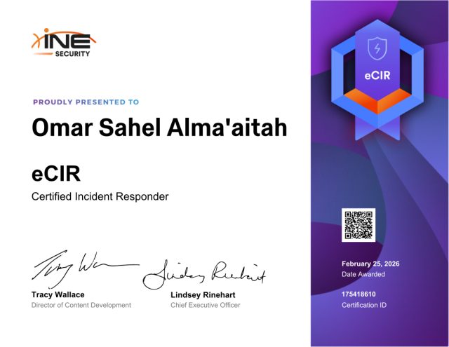 Omar Sahel Almaaitah — eCIR