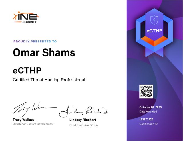 Omar Shams — eCTHP