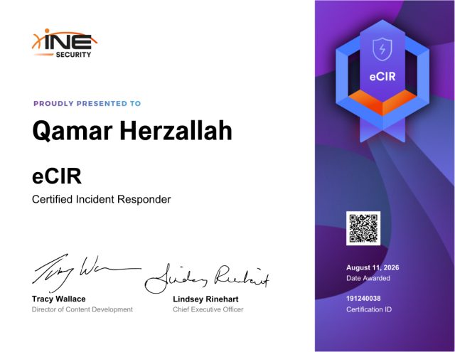 Qamar Herzallah — eCIR
