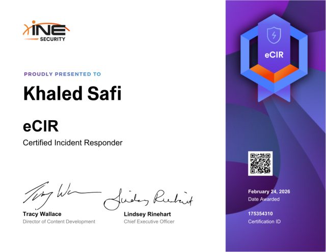 Khaled Safi — eCIR
