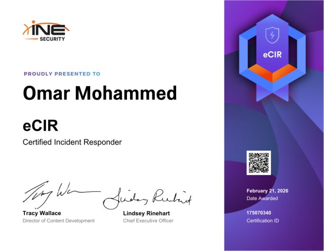 Omar Mohammed — eCIR