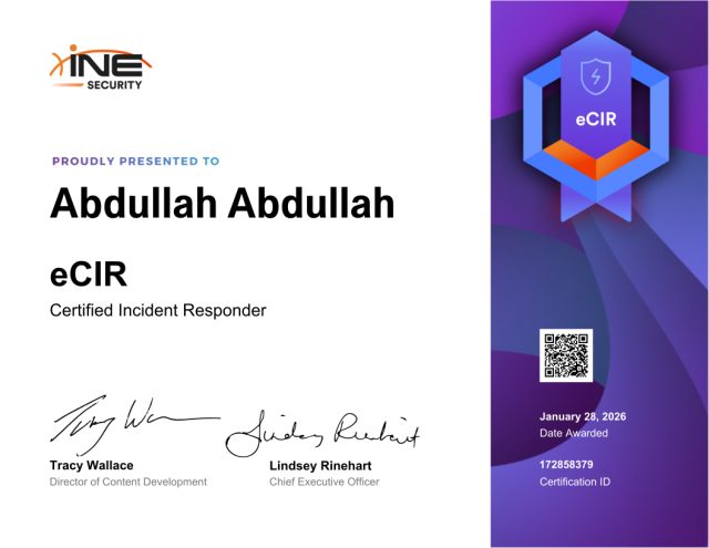Abdullah Abdullah — eCIR