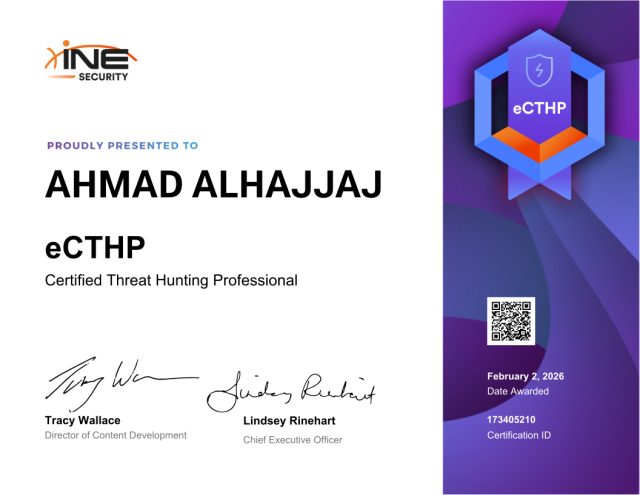 Ahmad Alhajjaj — eCTHP