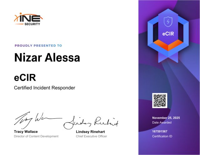 نزار عدنان العيسى — eCIR