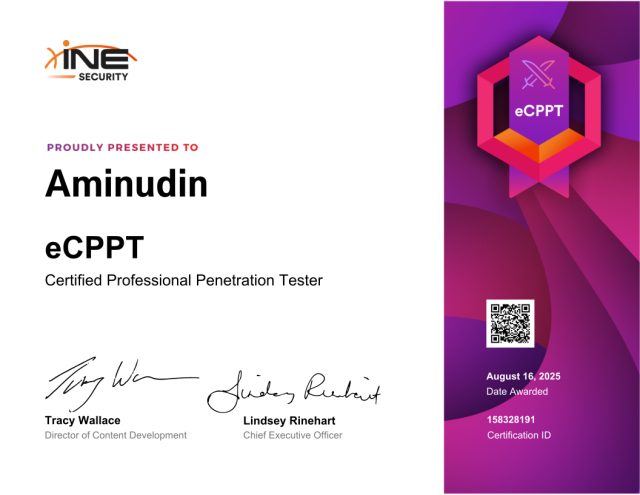 Aminudin — eCPPT